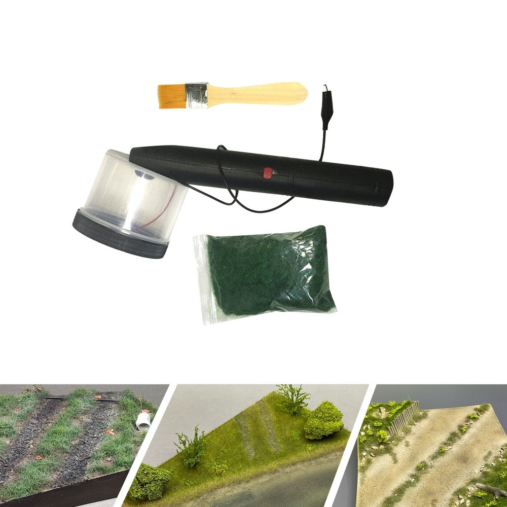 Handheld Static Grass Flock Applicator Machine Advanced Diorama Model Scenery