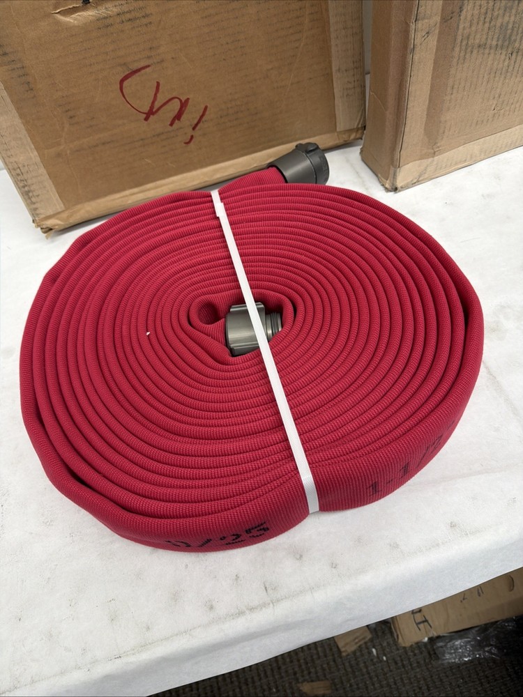 Red Snaptite Fire Hose 1.5" NH Double Jacket
