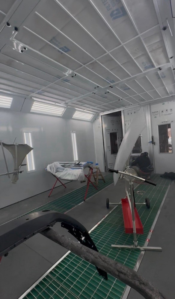 NEW M-TEK SIDE-DOWN DRAFT PAINT SPRAY BOOTH / PAINT BOOTH