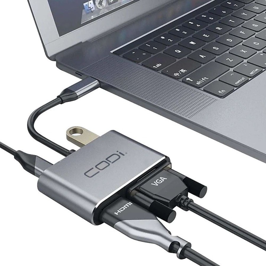 CODi 4-In-1 USB-C Display Adapter