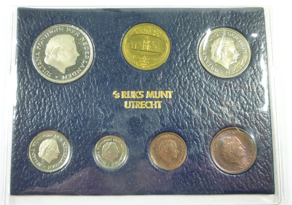 1980 Netherlands 7 Coin Mint Set