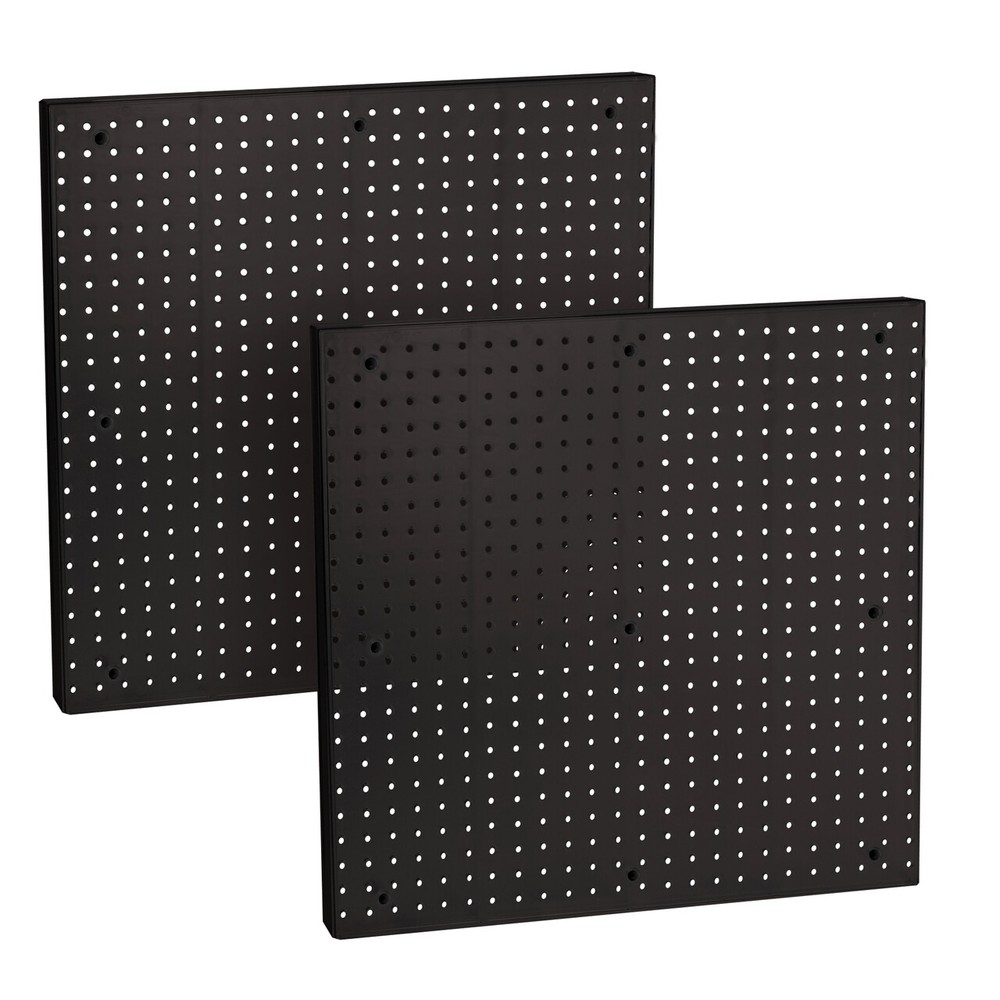 Azar Displays Pegboard Wall Panel Storage Solution, Size: 24"x 24", 2-Pack