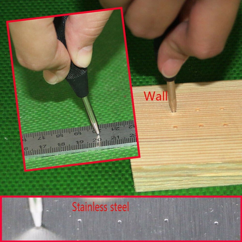 Super Strong Automatic Centre Punch Adjustable Spring Loaded Metal Drill TooL