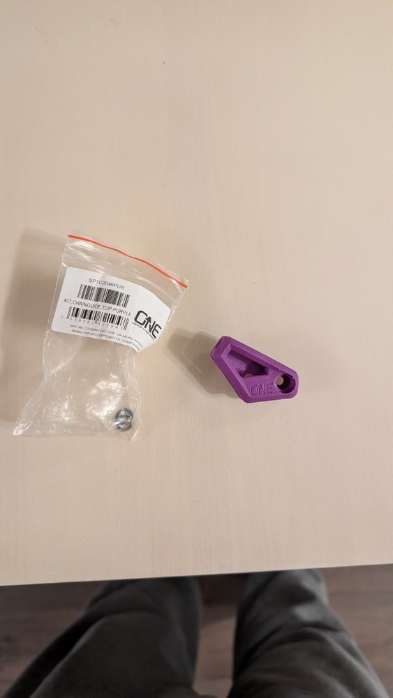 OneUp Components V2 Chain Guide Top Guide Kit Purple New