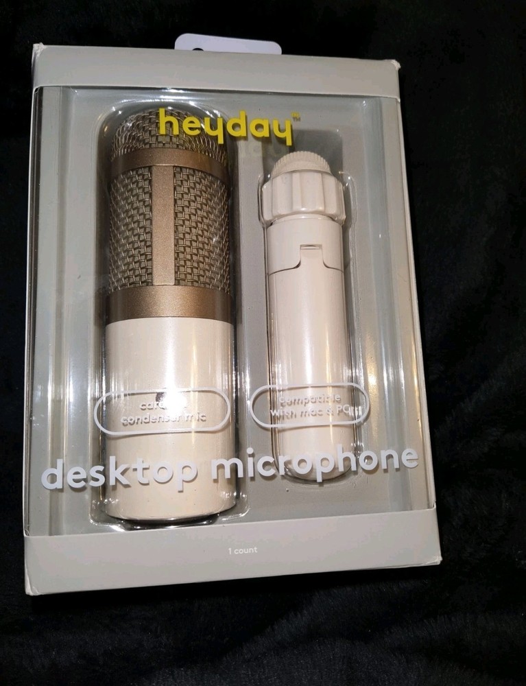 heyday Desktop Microphone - Stone White