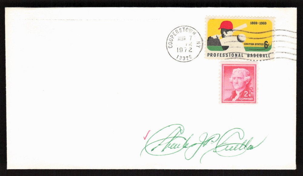 Charlie Cuellar Signed Envelope Baseball Stamp Cachet Chicago White Sox Auto
