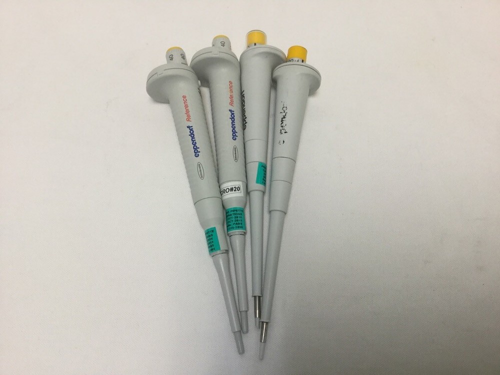 lot of 4 Eppendorf Reference Pipetman Pipette