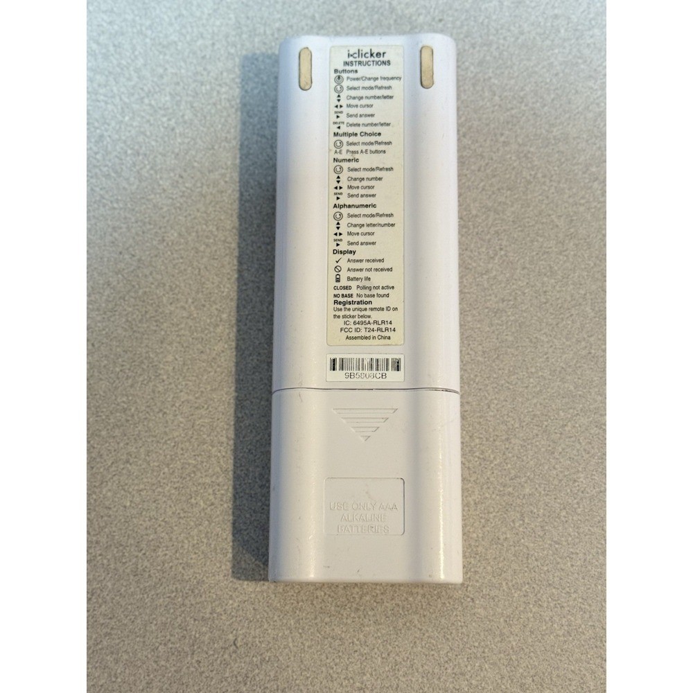 iClicker 2 Student Classroom Response System Remote Control Working