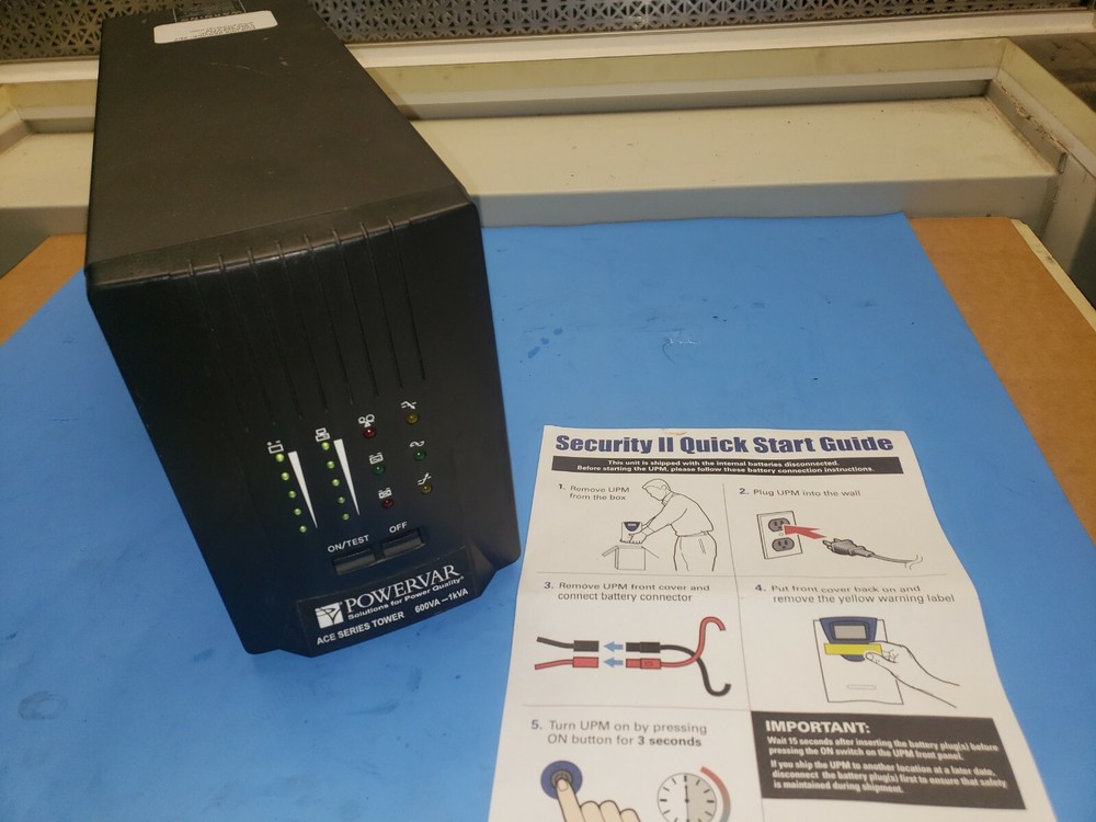 Powervar UPS1000ITSIT UPS Uninterruptible Power Supply