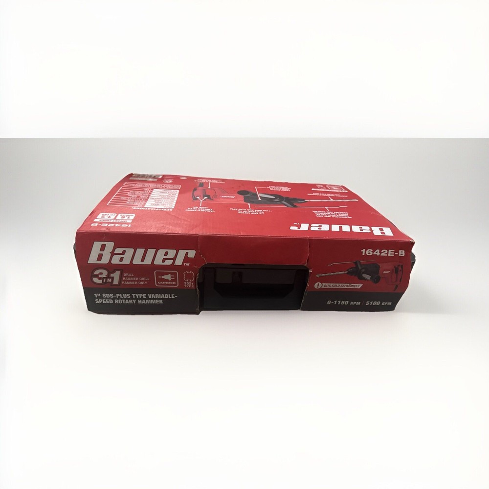 3 In 1 Bauer Drill, Hammer Drill, Hammer Only.