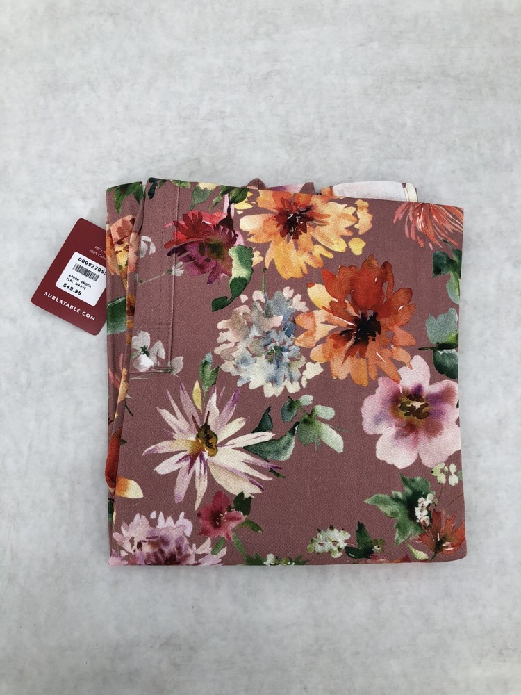 Sur La Table Fall Botanical Smock Apron - New