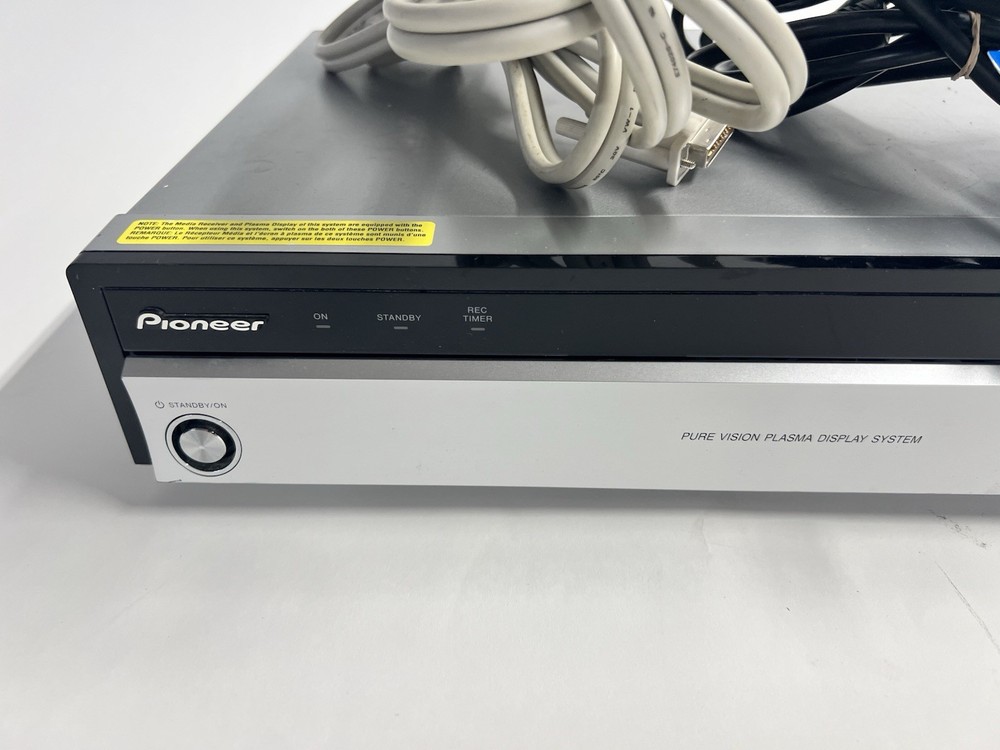 Pioneer PDP-R06U Pure Vision Plasma Display System With Cables Remote Bundle