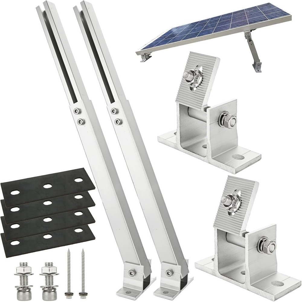 Adjustable Solar Panel Tilt Mount Brackets Aluminum Alloy Solar Panel Mounting S
