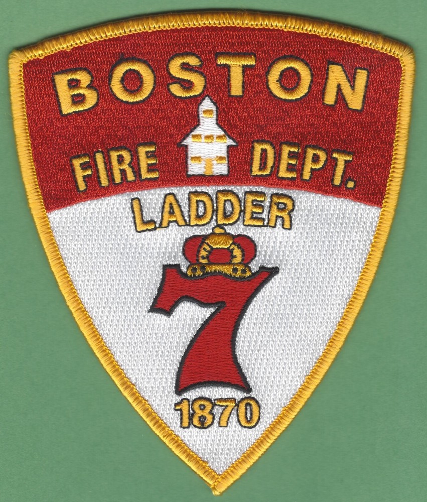 BOSTON LADDER COMPANY 7 FIRE PATCH