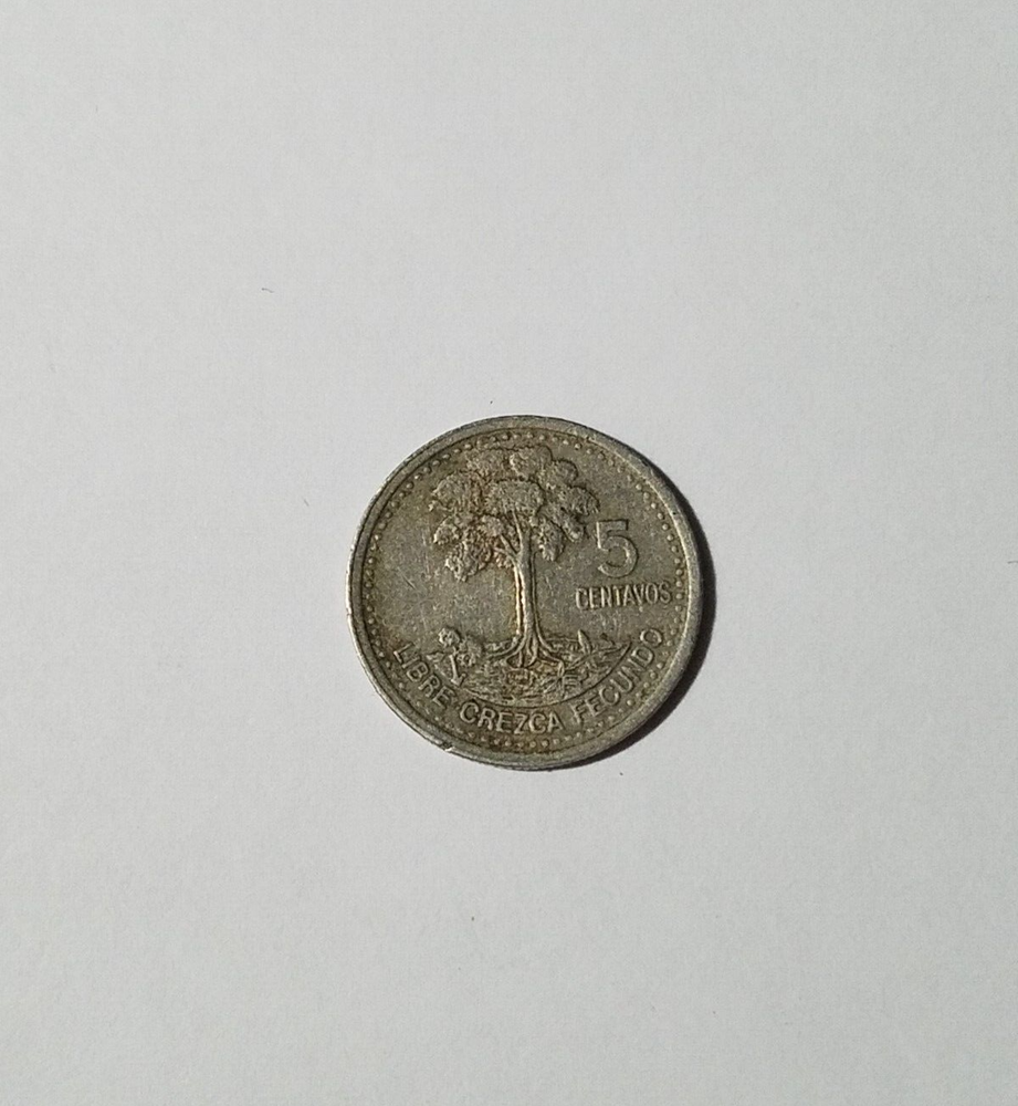 2000 GUATEMALA 5 CENTAVOS