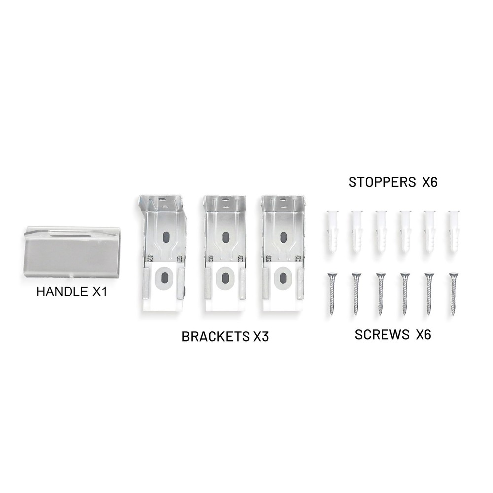 -Stop Roller Shade , Installation Brackets, Easy to Install Roller Blinds Rep...