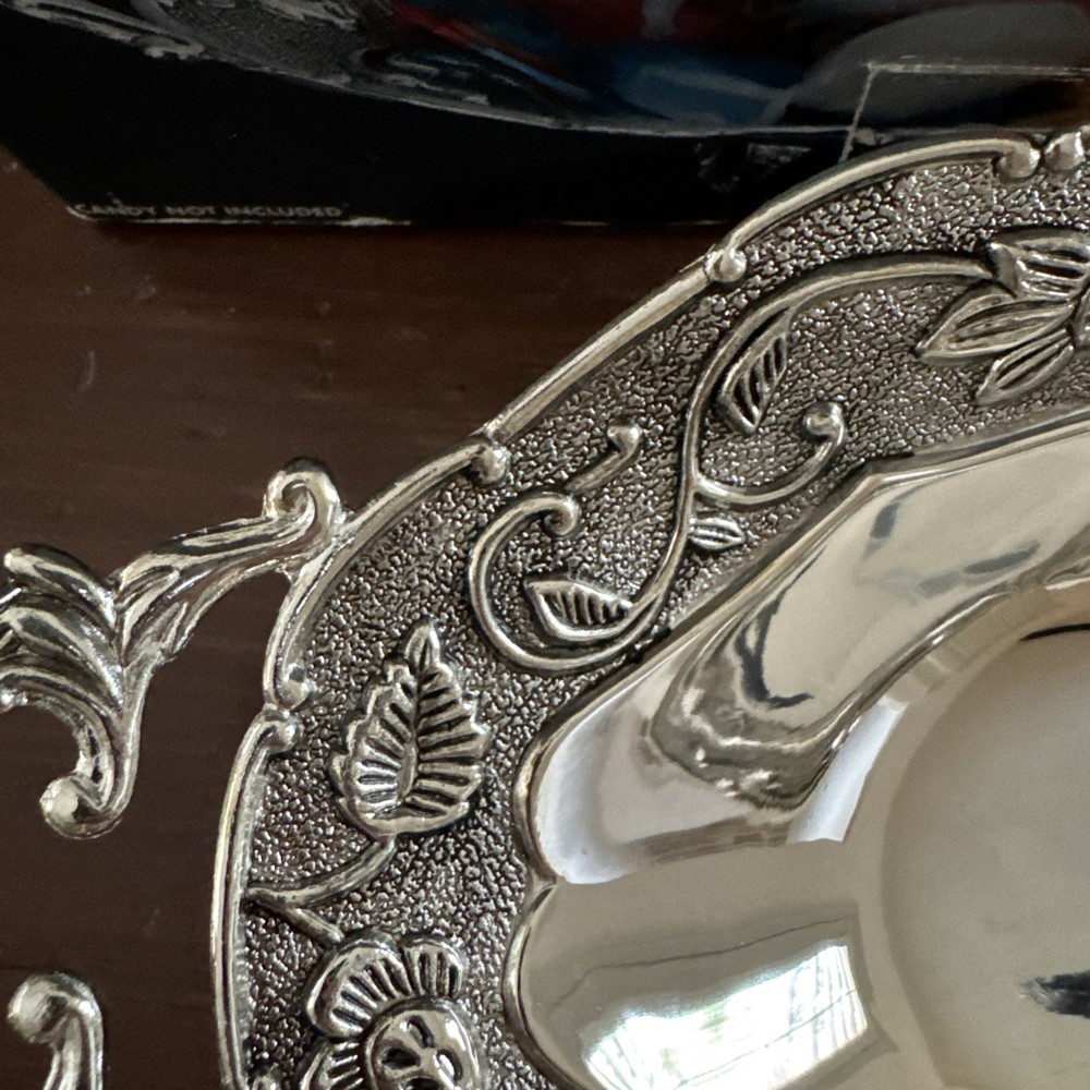 Vintage Silver-plated Footed Candy Dish