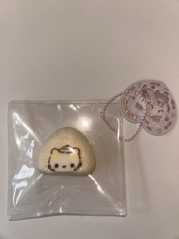 Kitty Rice Taba Squishy Soft Bag Keychain New