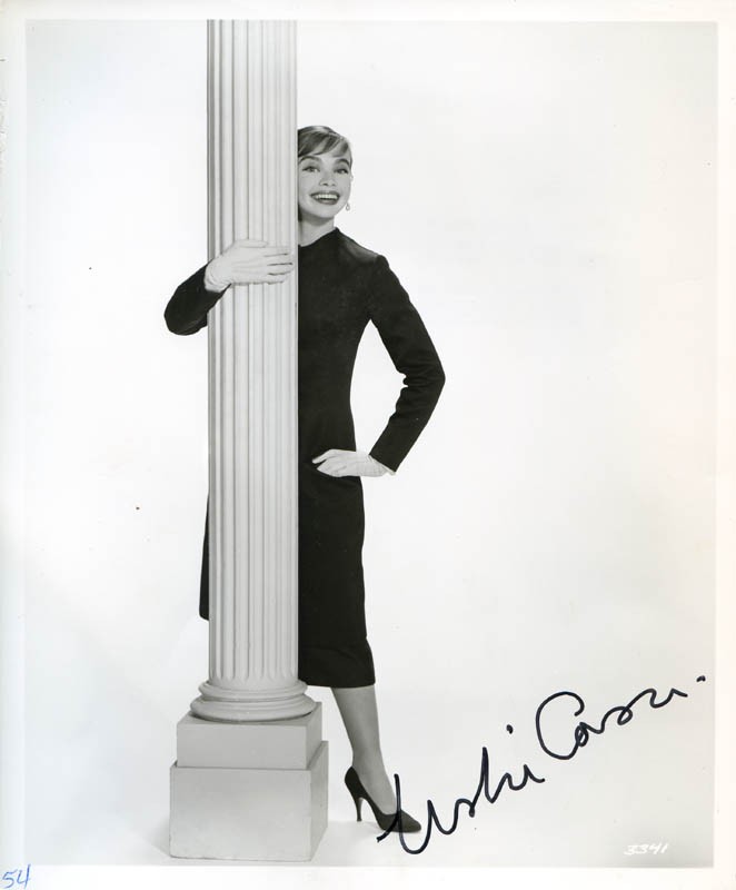 LESLIE CARON - PHOTOGRAPH SIGNED
