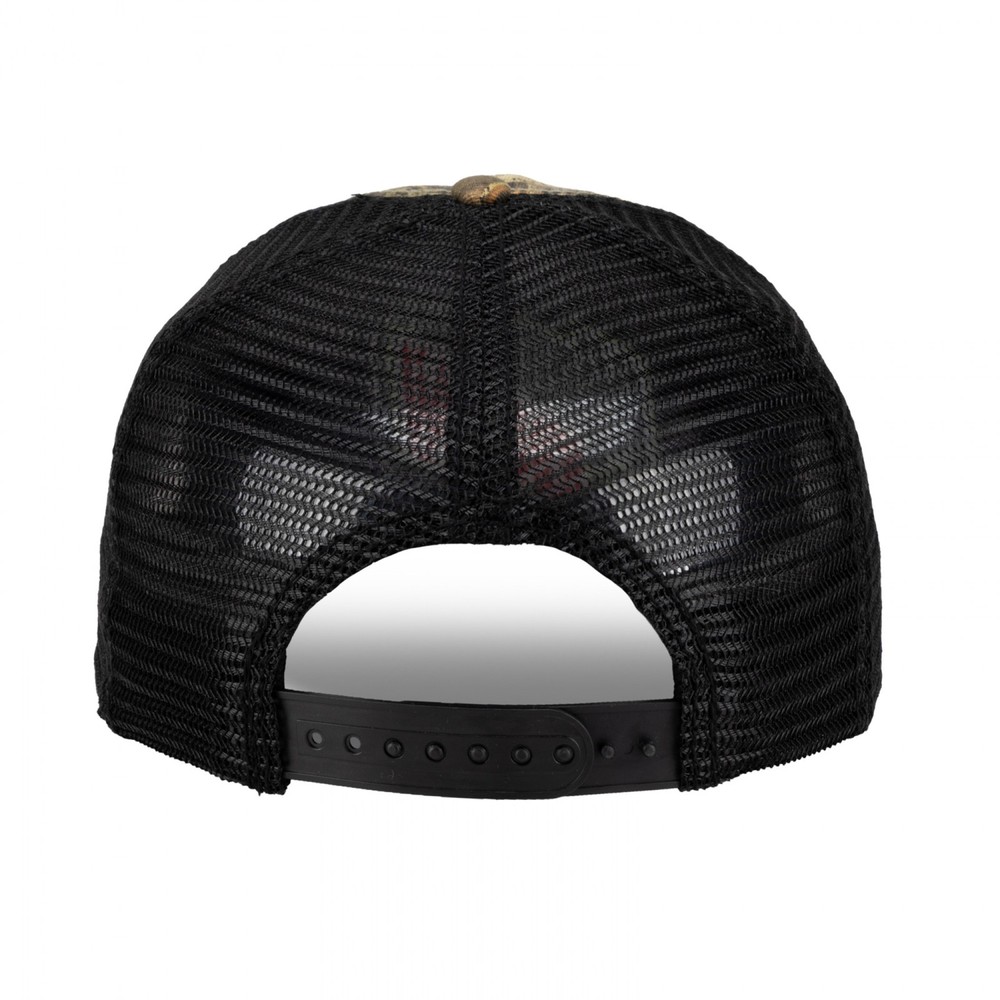 Mountain Dew Camo Flat Bill Adjustable Hat Multi-Color