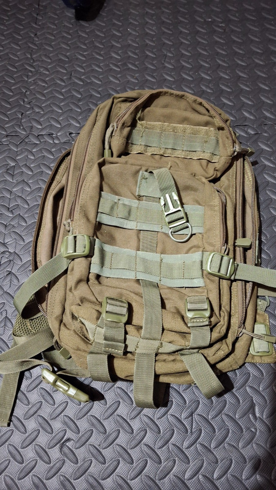 OD Green tactical medic backpack, used, great condition, 1 strap needs replacing