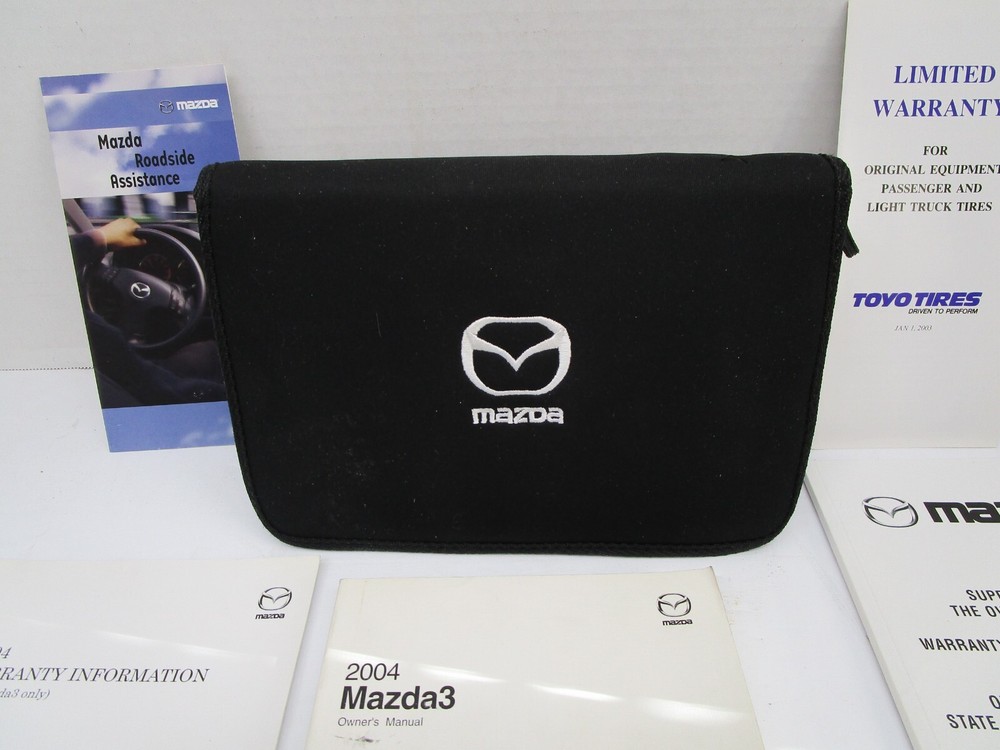 04 MAZDA 3 OWNERS MANUAL OEM