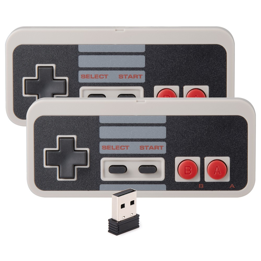 USB NES Wireless Controller &Reciver Joystick for PC/Gamepad Window PC MAC Linux