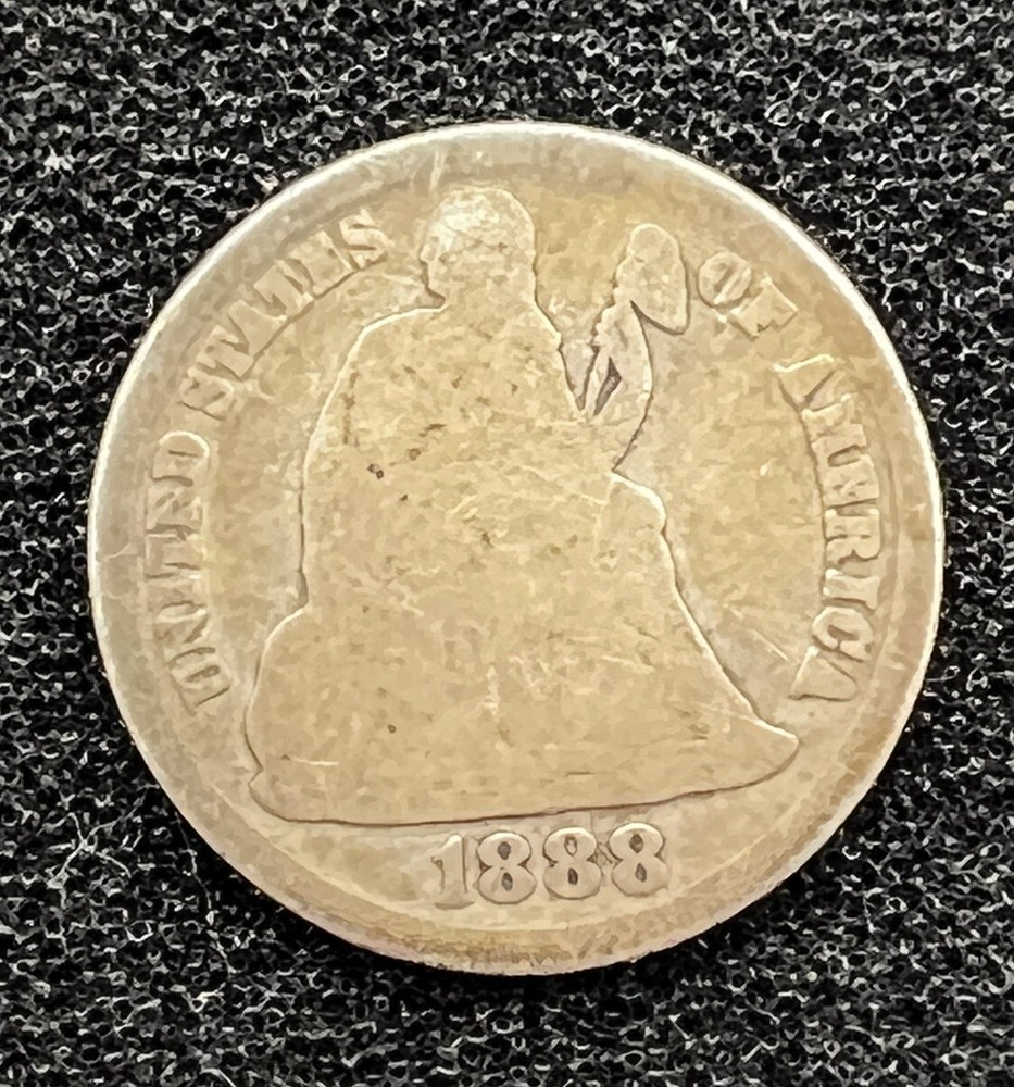 1888 Seated Liberty Dime
