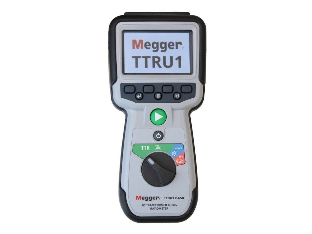 Megger TTRU1-BASIC - Handheld Transformer Turns Ratiometer (37.5V Max Induced