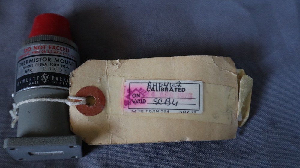 NOS Hewlett-Packard P486A Thermistor Mount Untested s