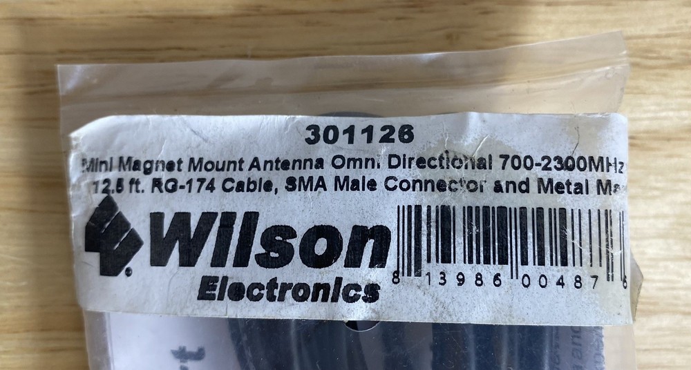 Wilson Electronics Mini Mag Mount Antenna 700-2300 Mhz - New