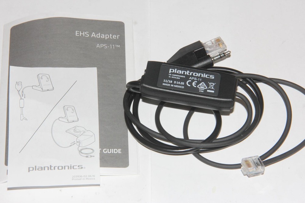 PLANTRONICS APS-11 Electronics Hook Switch Cable "NEW"