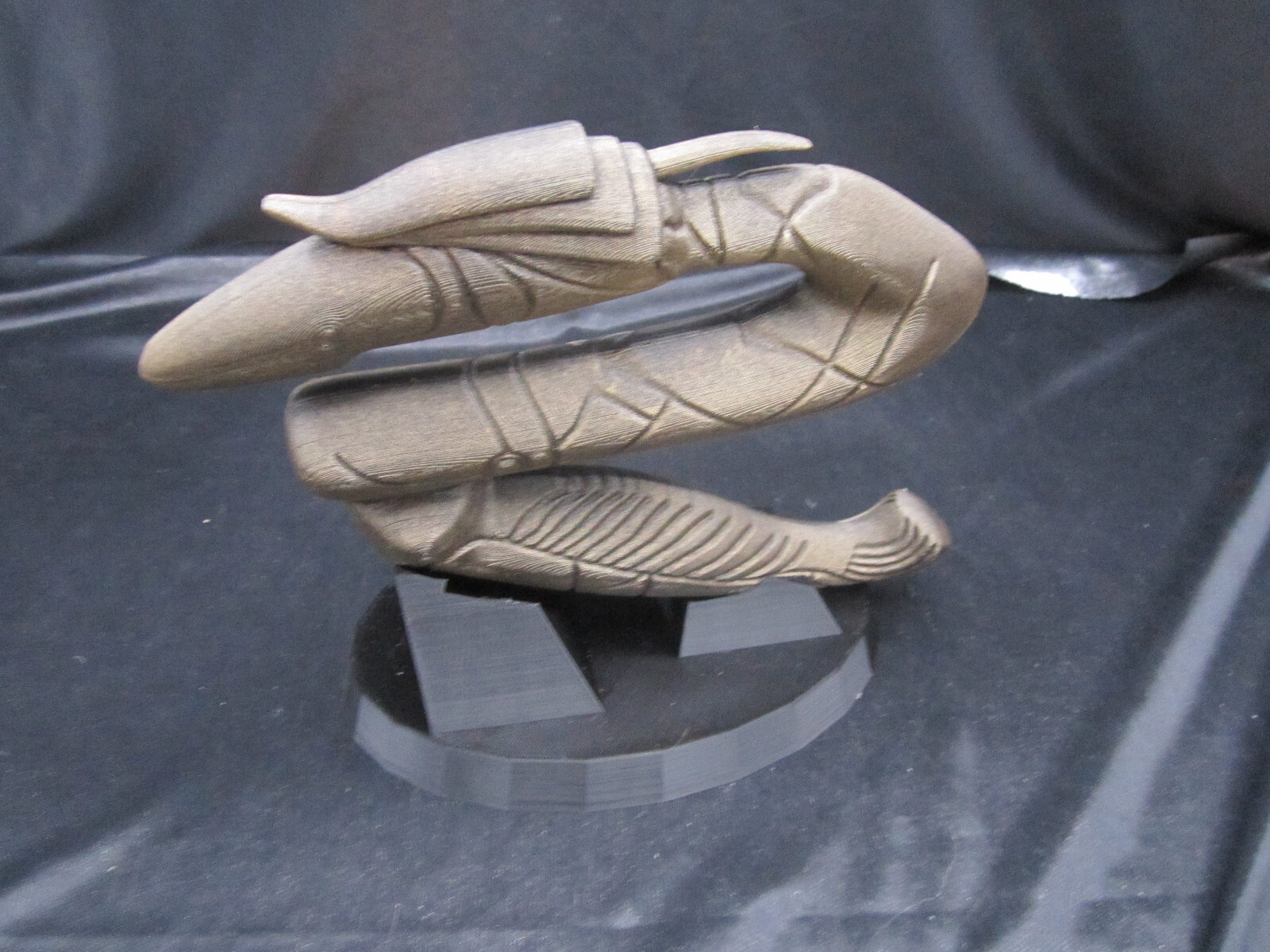 Stargate SG-1 ZAT Zat'nik'tel with stand (Zat Gun 1:1 Scale) Brass