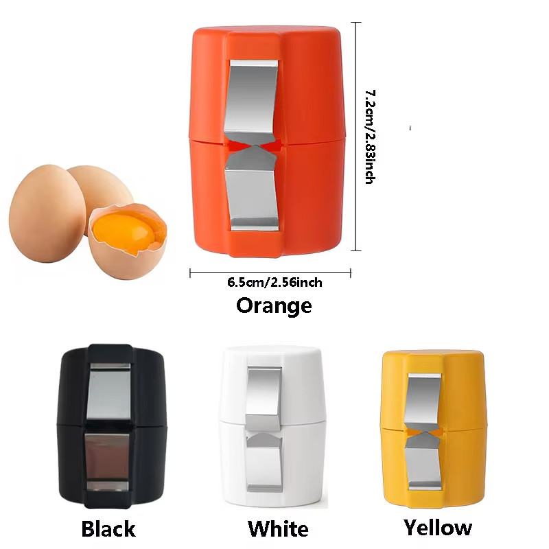 Egg Shell Opener & Separator Tool Portable Kitchen Baking Gadget