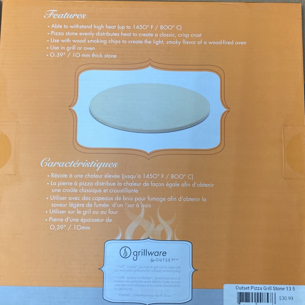 13 Inch Round Pizza Grill Stone 13”