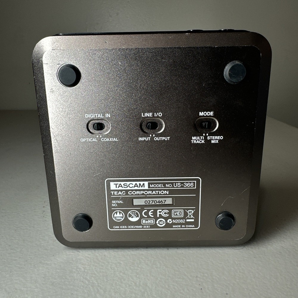 TASCAM USB 2.0 AUDIO INTERFACE US-366