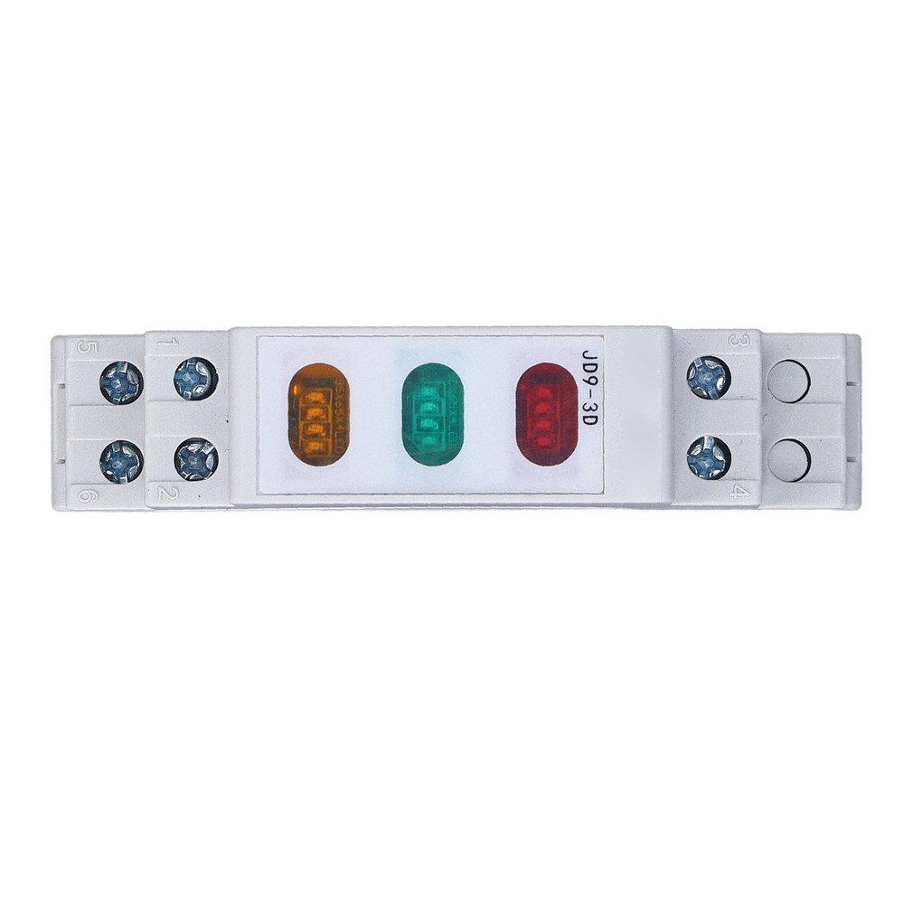 DIN Rail Indicator Light LED Indicator Lamp For Magnetic Starter Contactor.