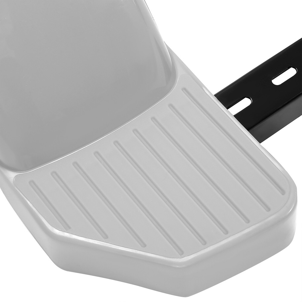 2pcs Gray Single Axle Trailer Fenders w/ Steps For 12" Wheels Tires Skirt Boat