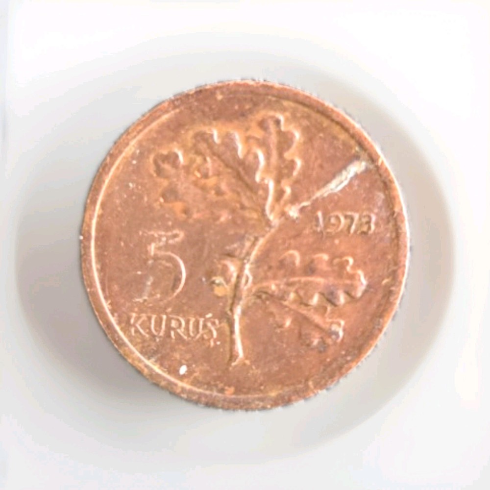 Turkey | 5 Kurus Coin | 1969 - 1973