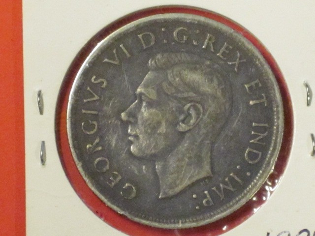 1939 Royal Visit Commemorative Silver Dollar - Canada - 80% Silver