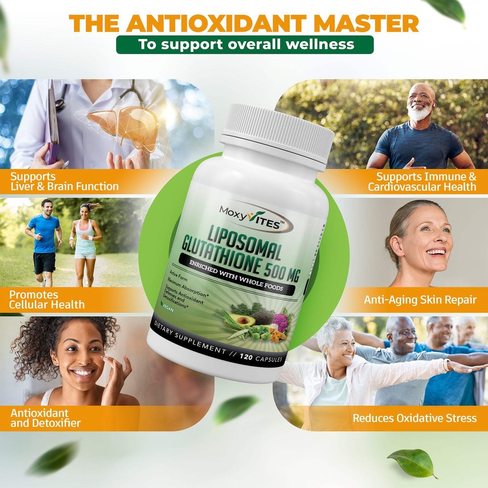 Liposomal Glutathione Supplement, Pure Reduced, Active Form