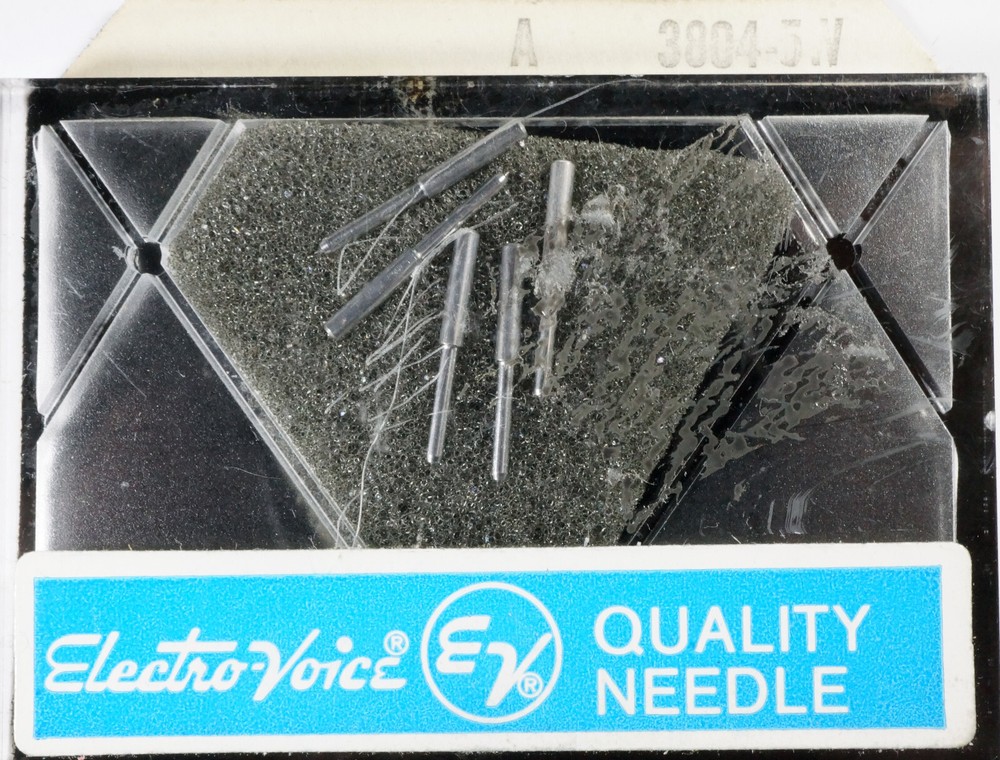 NOS Electro Voice EV 3804-5W 5ea Sapphire Phonograph Needle Type 2