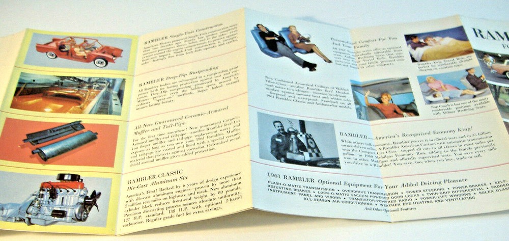 RAMBLER FOR 1961~ AUTOMOBILE BROCHURE