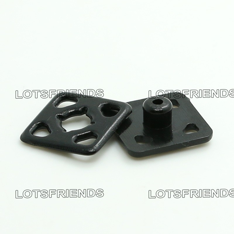 100 sets Plastic Square Press Studs Snap Fasteners Sewing Buttons 7 8 10 13 15mm