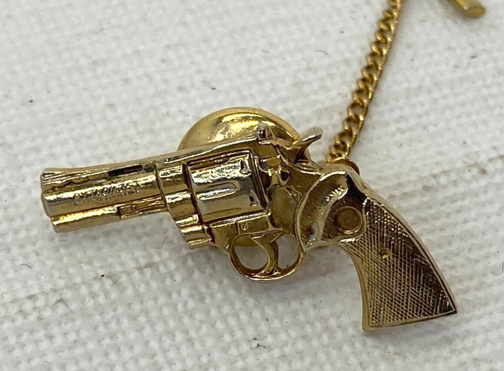 Vintage Pistol  Tie Pin