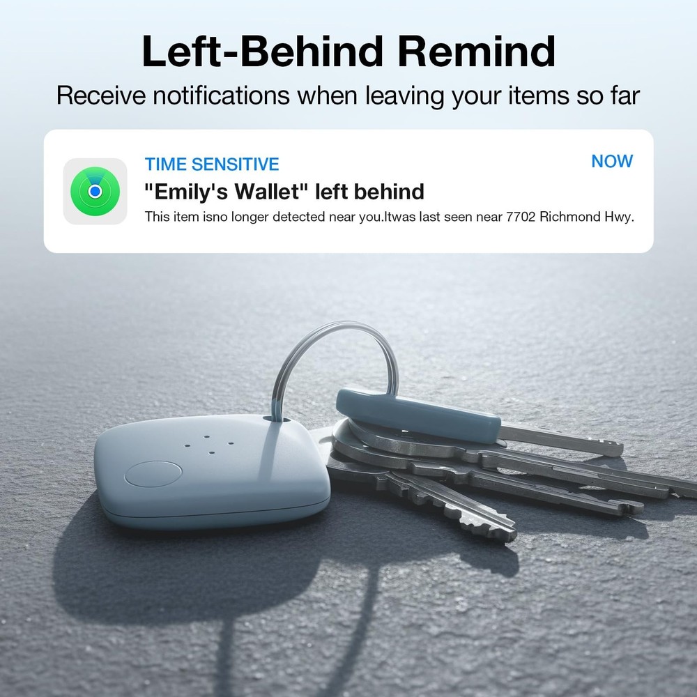 OTIC Dual-System Bluetooth Tracker Tags 4 Pack, Waterproof Item Finder Locato...