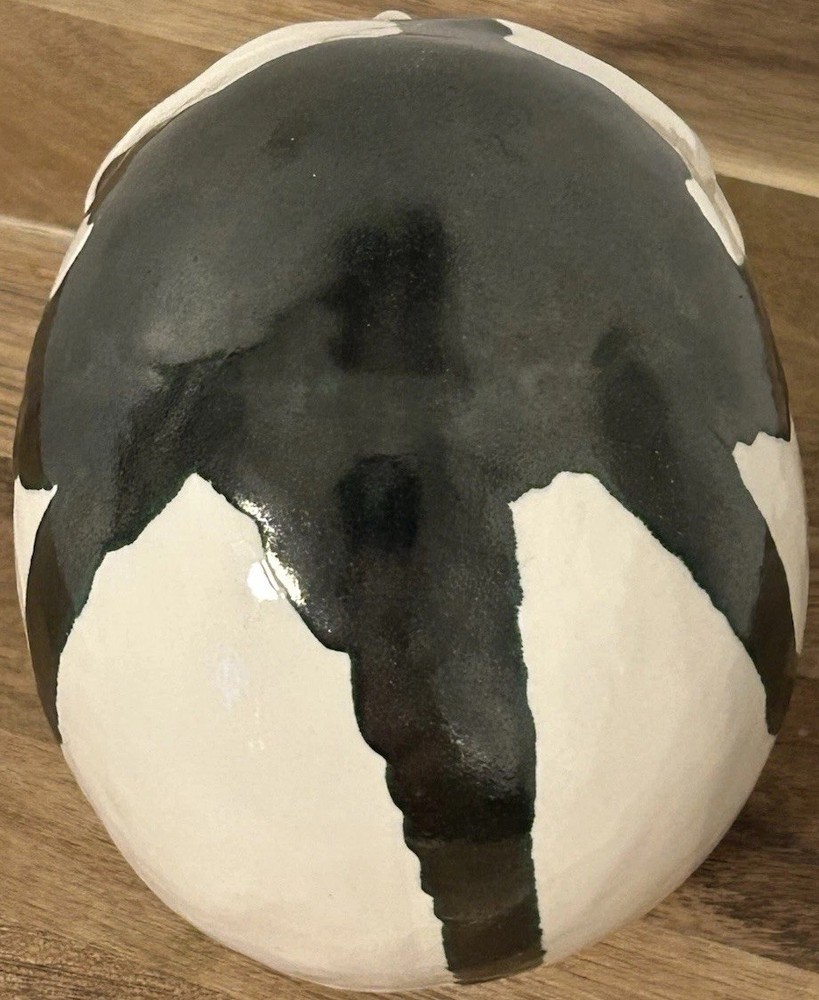 Drip Glazed Ceramic Skull (5.5” x 4.5” x 3.5”) 8 oz #1