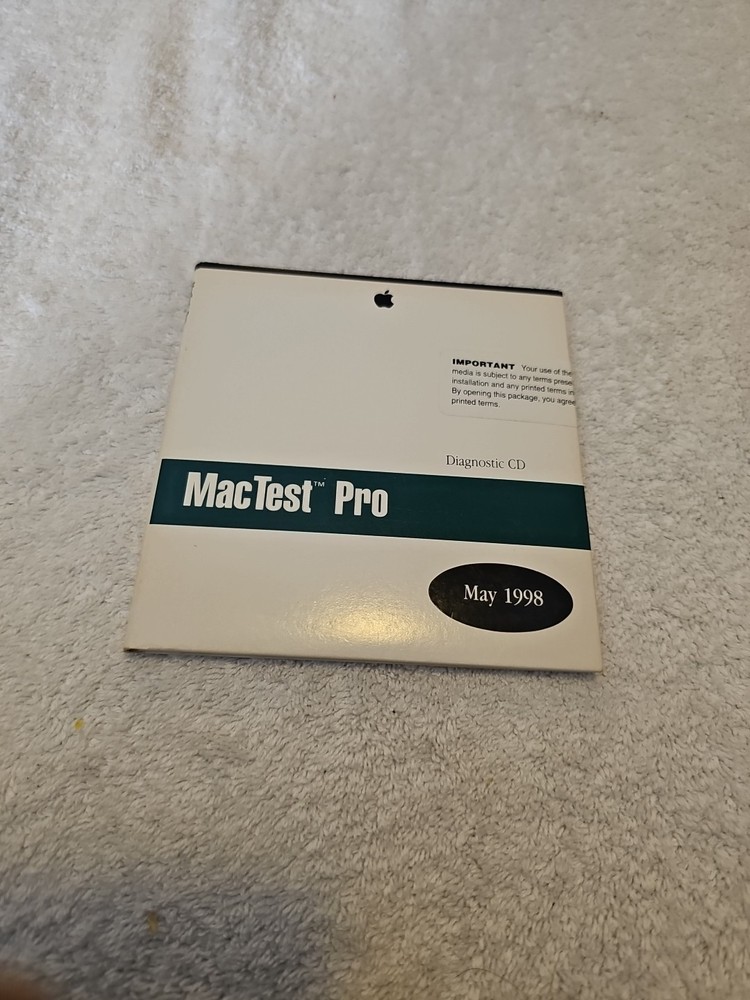 MacTest Pro May 1998 For Power Macintosh Cd Guide