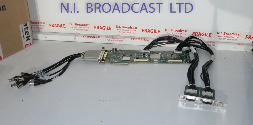 Matrox xmio2/24/5000 card with breakout cable  developer card   full working ord