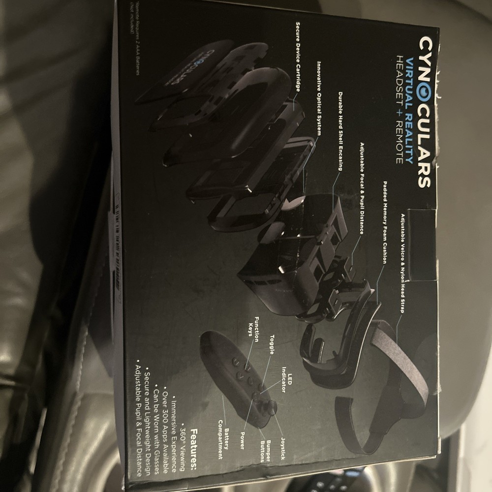 Hype Cynoculars Virtual Reality Headset/Remote for iPhone and Android Not Tested